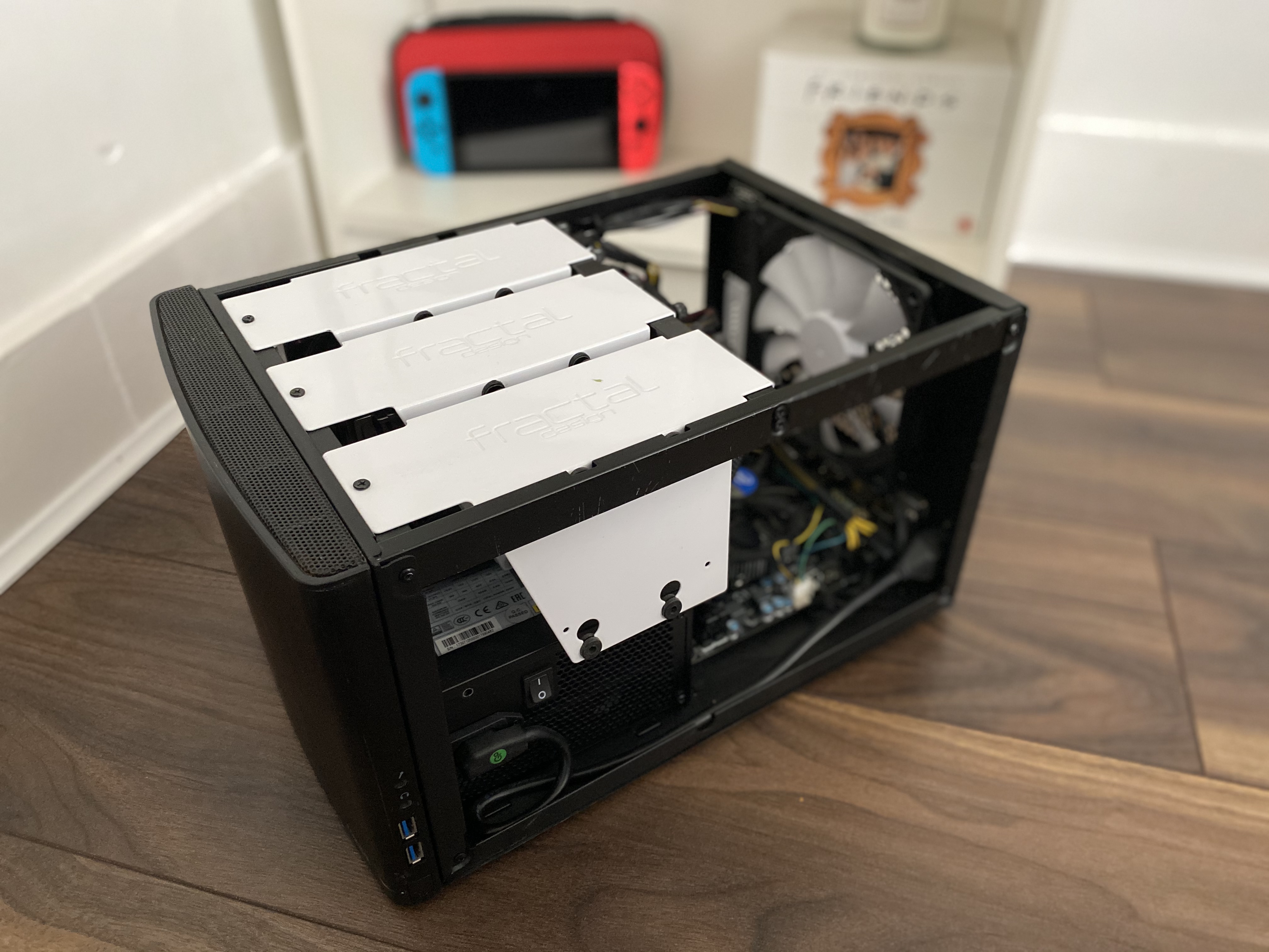 Compact media centre PC build